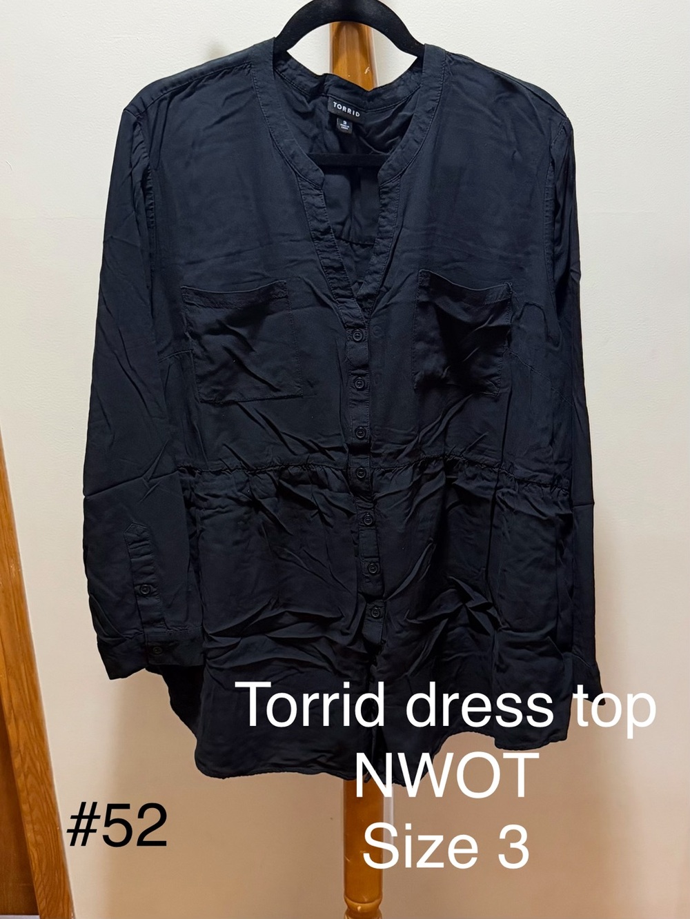 Torrid dress top